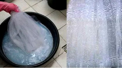Cum te ajută bicarbonatul de sodiu să îți păstrezi perdelele albe. Efectul este uimitor