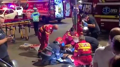 Accident extrem de grav în sectorul 6 al Capitalei, după impactul unui autoturism cu o motocicletă. Imagini video cu impact emoțional