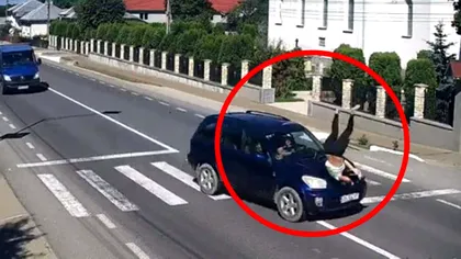 Accident îngrozitor în Bistrița-Năsăud. O tânără a fost spulberată de un autoturism pe trecerea de pietoni. Întreaga scenă a fost filmată