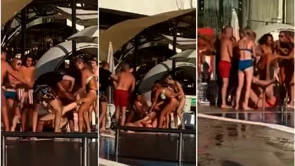 Pumni și picioare la o piscină din Capitală. S-au bătut până a venit Poliția