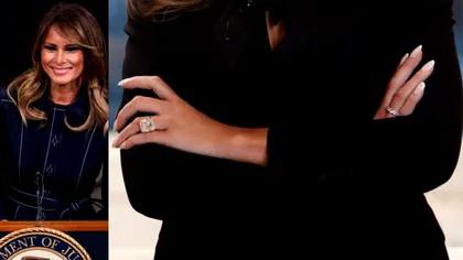 Soția lui Donald Trump și secretul celor două inele de logodnă. Ce poartă, de fapt, Melania pe deget