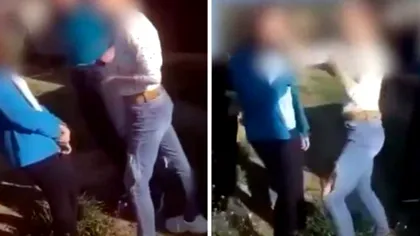 Imagini de groază în Pitești, în plină pandemie de COVID-19. O minoră este scuipată și batjocorită de o altă fată în văzul tuturor