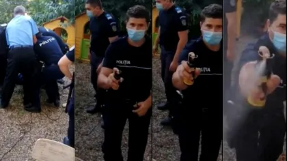 Gestul revoltător al unui polițist din Hunedoara. „A dat cu spray. Fata avea ochii roşii, tuşea, se sufoca”