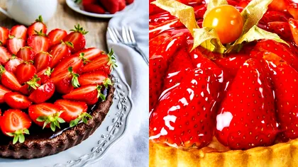 Cea mai bună tartă cu ciocolată și căpșune. Cât de simplă este rețeta