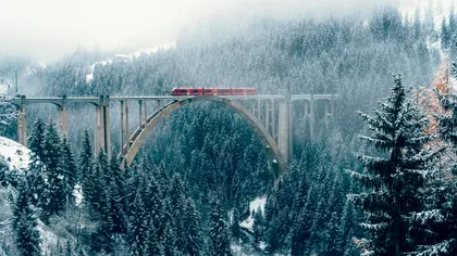 Cele mai frumoase călătorii cu trenul în Europa. În ce țări poți vedea priveliști de basm