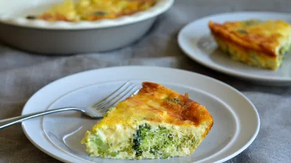 Rețeta care a cucerit internetul: quiche cu broccoli, conopidă și cașcaval. Ieftin, simplu și rapid