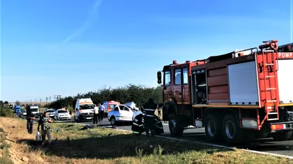 Accident teribil la Constanța. Trei persoane au murit și una se află în comă după un impact violent între două autoturisme