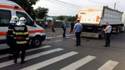 Video. Accident mortal pe trecerea de pietoni. O femeie a fost strivită de un TIR. Care a fost explicația șoferului