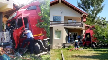 Video. Momentul în care o fetiță de trei ani a fost ucisă în curtea casei de un TIR scăpat de sub control