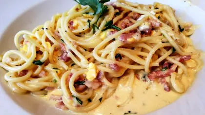 Cele mai bune spaghete carbonara. Asta este rețeta originală, secretul pastelor cu sos alb