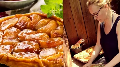 Tartă cu mere, preparată de Andreea Esca. Care este rețeta știristei de la Pro TV