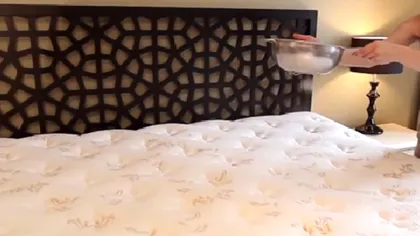 A pus bicarbonat de sodiu peste salteaua din dormitor. Ce s-a întâmplat în câteva ore