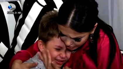 Fiul Andreei Mantea a rupt plânsul. Vestea dată de mama lui l-a enervat cumplit