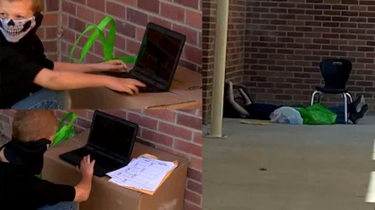 Metoda emoționantă prin care un elev de clasa a IV-a a putut să participe la școala online, deși nu avea internet. Profesorii au rămas muți de uimire