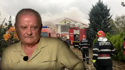 Cum arată vila lui Irinel Columbeanu după ce a ars timp de 9 ore. Imagini dezolante