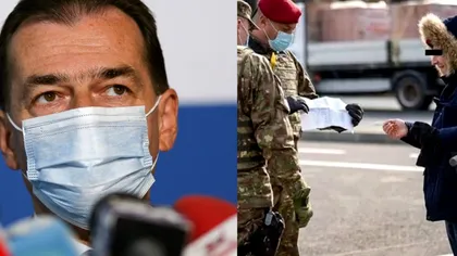 Ludovic Orban, anunț oficial despre noile restricții. Amenzi usturătoare pentru cei care nu vor avea declarația pe proprie răspundere