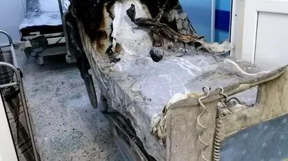 Imaginile groazei de la Piatra Neamț! Înfiorător ce a rămas în urma incendiului, în spital