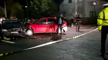 Accident în lanț la Pitești. Cum a avut loc tragedia produsă de un șofer beat