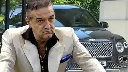 Gigi Becali, din nou show în trafic. Cum și-a lovit mașina de sute de mii de euro în București