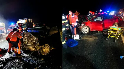 Accident deosebit de grav în Iași. Două persoane au murit pe loc, iar alte două se află în stare gravă. Ce greșelă a făcut unul dintre șoferi