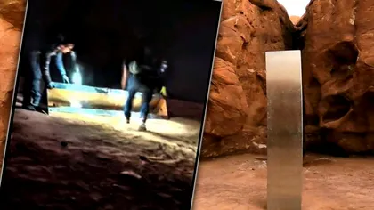 Ce s-a descoperit în monolitul din Utah, America. Cine l-a demontat, pe loc VIDEO