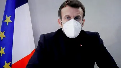 Emmanuel Macron, prima apariție publică după ce a anunțat că este infectat cu COVID-19. Cum se simte în acest moment