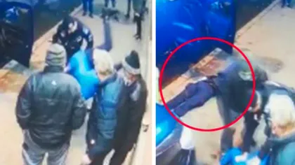 Video.Violență extremă într-un sector din București. Jandarm pus la pământ și lăsat inconștient de un cetățean. Ce s-a întâmplat