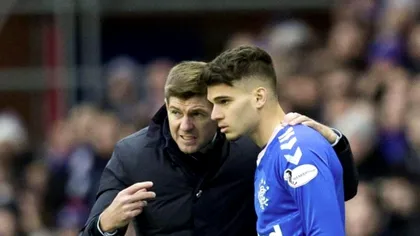 Steven Gerrard, supărat pe Ianis Hagi. Ce i-a putut spune după jocul dezamăgitor de ieri