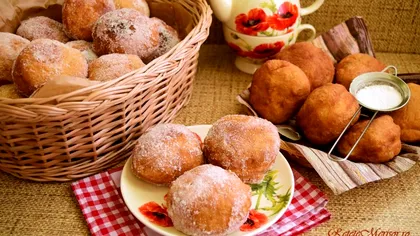 Gogoși de post cu apă minerală, incredibil de pufoase. Care e trucul secret al gospodinelor de la țară