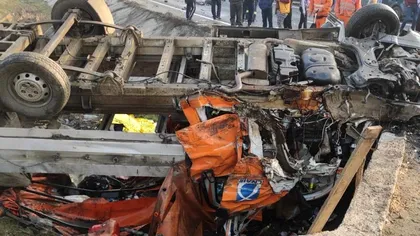 Accident mortal la Călugăreni în această dimineață. Autoritățile au activat Planul Roșu de Intervenție. Mai multe victime sunt încarcerate