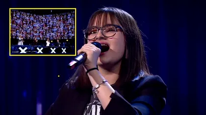 Concurenta care a ridicat juriul Românii au talent în picioare: ”Nu ai cum să cânți așa!” VIDEO