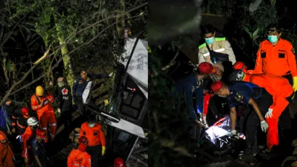 Ultima oră. Accident tragic cu 27 de morți și zeci de persoane grav rănite. Un autocar cu 66 de elevi, prăbușit într-o prăpastie. Ce se întâmplă chiar acum în Indonezia