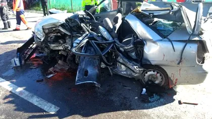 Accident extrem de grav pe DN1. Cinci bărbați au murit, iar alte două persoane sunt rănite. Mai multe echipaje de salvare au intervenit de urgență