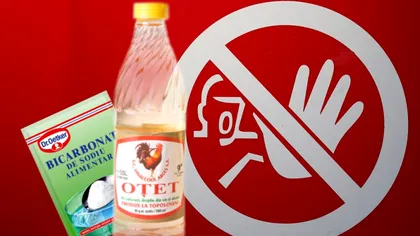 Combini bicarbonat de sodiu cu oțet? Ce greșeală majoră poți face, e timpul să te oprești