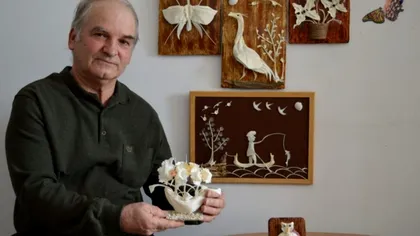 Expoziție inedită la Galați. 47 de exponate din oase de peşte au fost prezentate publicului