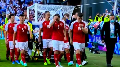 Dramă la Euro 2020! Christian Eriksen s-a prăbușit pe gazon. A fost resuscitat 18 minute. Cum se simte acum UPDATE VIDEO