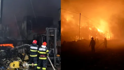 Ultima oră! Cadavrul unui angajat, găsit în incendiul de la depozitul de deșeuri din Brazi: 