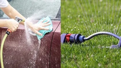 Românii care nu mai au voie să își ude grădinile sau să spele mașinile. Decizia radicală are un motiv just