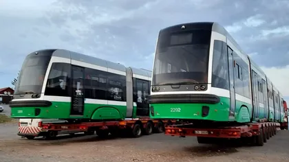 S-au cumpărat tramvaie noi, după 45 de ani. Ce oraș se bucură de noile achiziții care arată ca în marile capitale europene