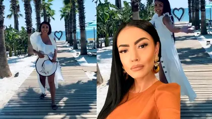 Andreea Mantea e gravidă? Primele imagini cu burtica ei, pe care a încercat să o acopere VIDEO