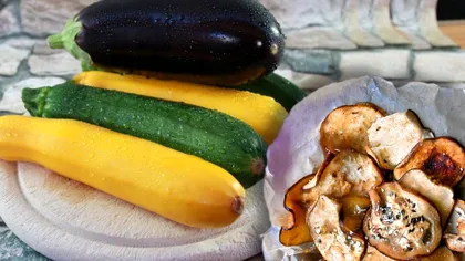 Cum faci chipsuri din vinete și dovlecei. Ce truc secret le face crocante și slabe în calorii