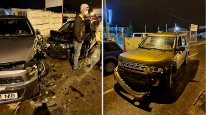 Un șofer beat din București a distrus mai multe mașini parcate regulamentar. Ce s-a întâmplat imediat