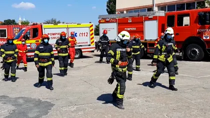 Cum arată locul unde pompierii români învață să lupte cu flăcările: 