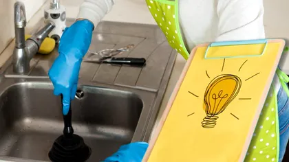 Cum desfunzi o chiuvetă înfundată, de fapt. 7 trucuri simple și mai ieftine decât intervenția unui instalator