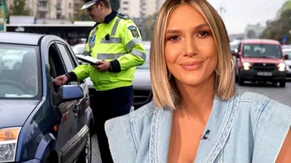 Greșeala banală pentru care Adela Popescu a luat amendă în trafic. Ce a făcut vedeta de la Pro TV
