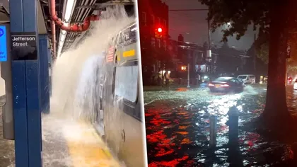 Imagini dezolante în New York după prăpădul provocat de uraganul Ida. Oamenii sunt sfătuiţi să stea în case