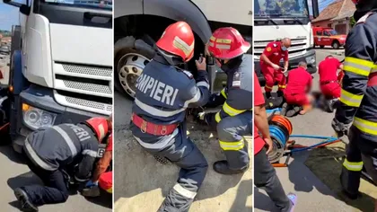 Accident în lanț cu mai multe victime pe E 574. Patru TIR-uri și un autoturism, implicate în tragedie