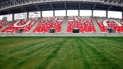 Ce a apărut în tribuna unui stadion din Arad. Oamenii s-au dus repede să îi facă poze