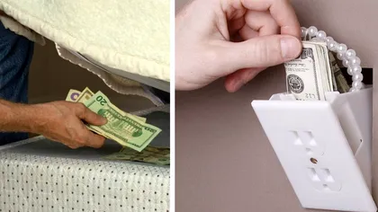 Cele mai ciudate locuri din casă unde ascund românii banii. Se mai țin sau nu la saltea?
