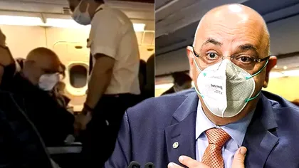 Ce a făcut Raed Arafat la bordul unui avion care traversa o zonă cu turbulenţe. Gestul lui a fost aplaudat de toţi pasagerii